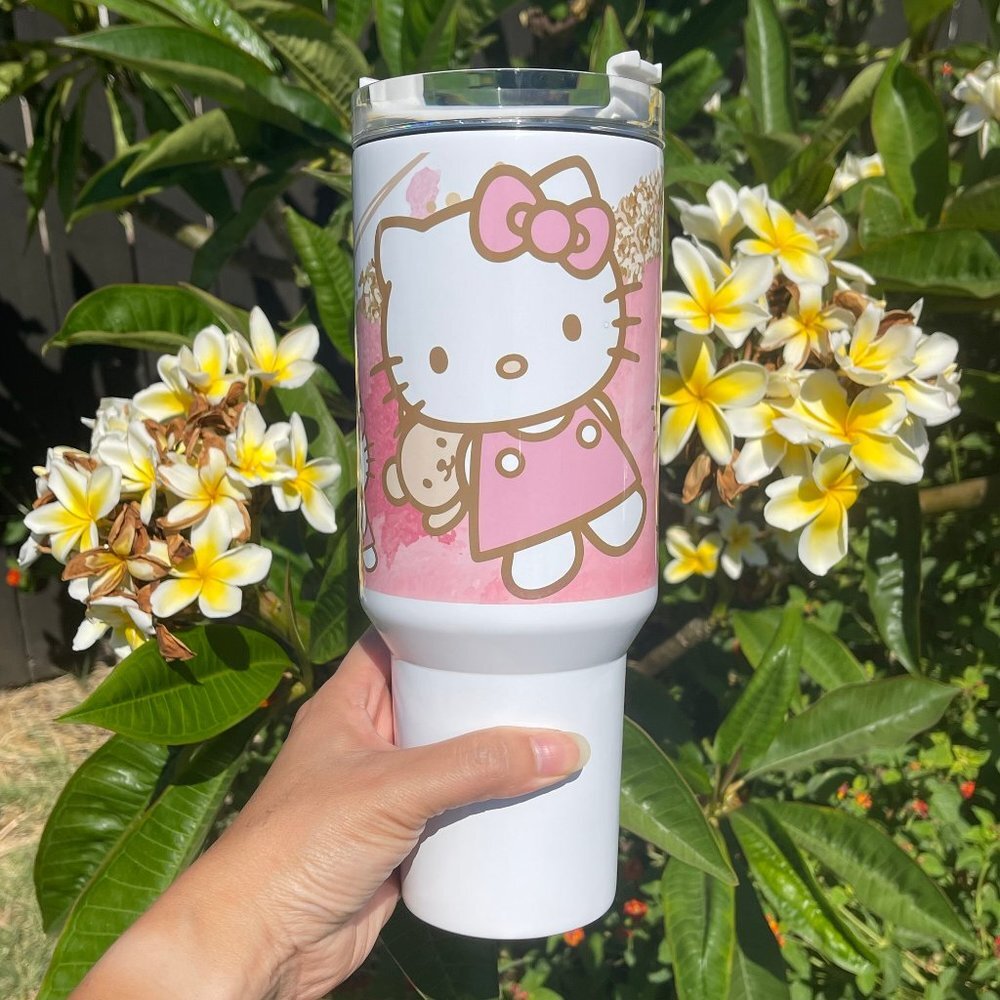 Christmas gift thanksgiving Personalized Sanrio Hello Kitty Tumbler 40oz - Picture 6 of 14
